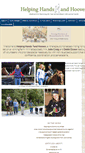 Mobile Screenshot of helpinghandsandhooves.org
